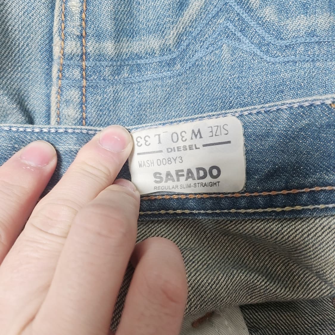[30] 디젤 사파도 청바지 데님팬츠 상품이미지4