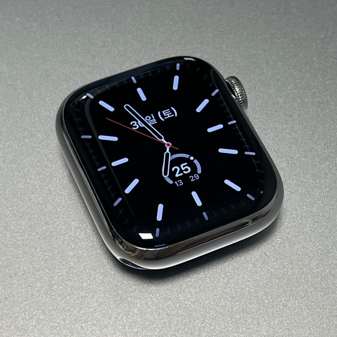 애플워치7 스테인리스 실버 41mm 셀룰러+GPS 상품이미지1