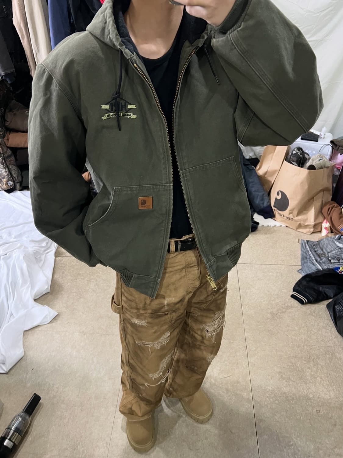 칼하트 J130 ARG 덕액티브 자켓 상품이미지4