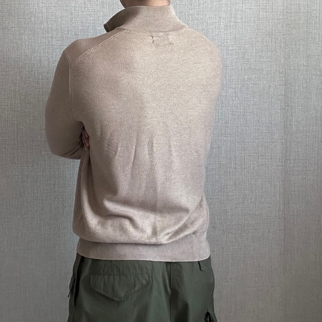 폴로 랄프로렌 브라운 반집업 신형 니트 상품이미지3