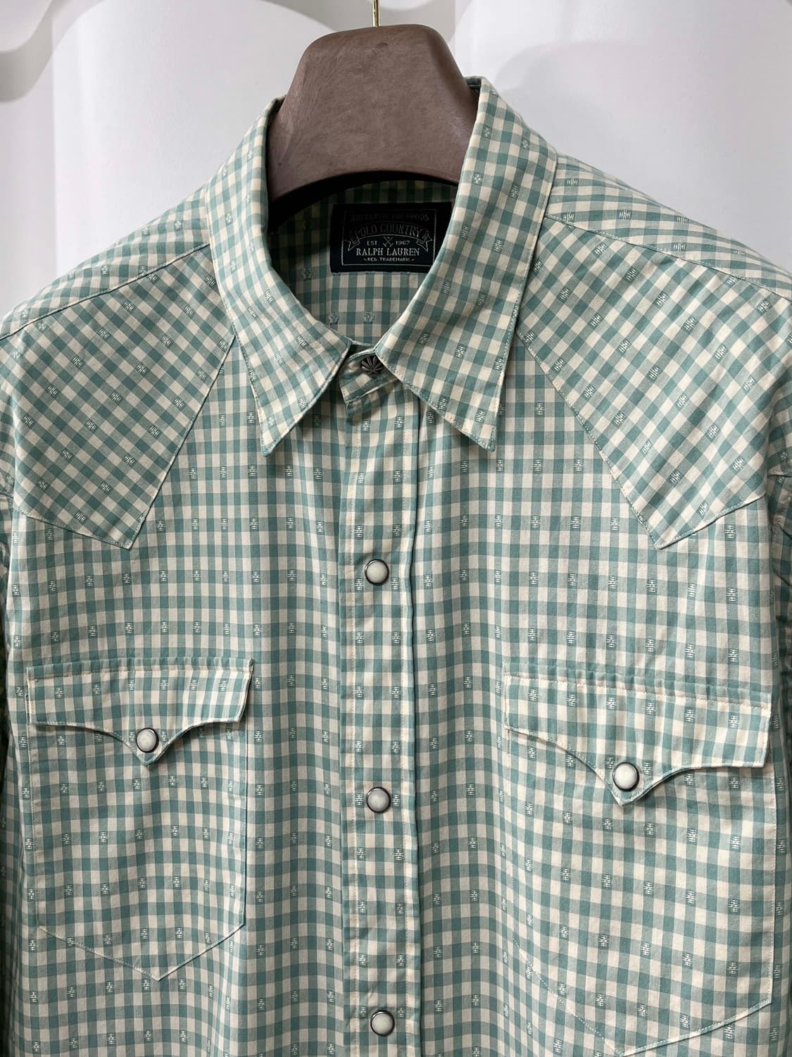 폴로 컨트리 콘초 플레이드 도비 베터코튼 사우스 웨스턴 셔츠 상품이미지6