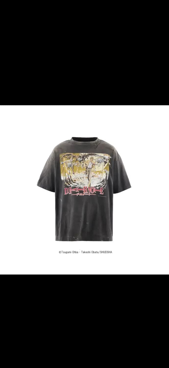 [m]세인트미카엘 데스노트 오마주 반팔티셔츠 새상품 상품이미지1