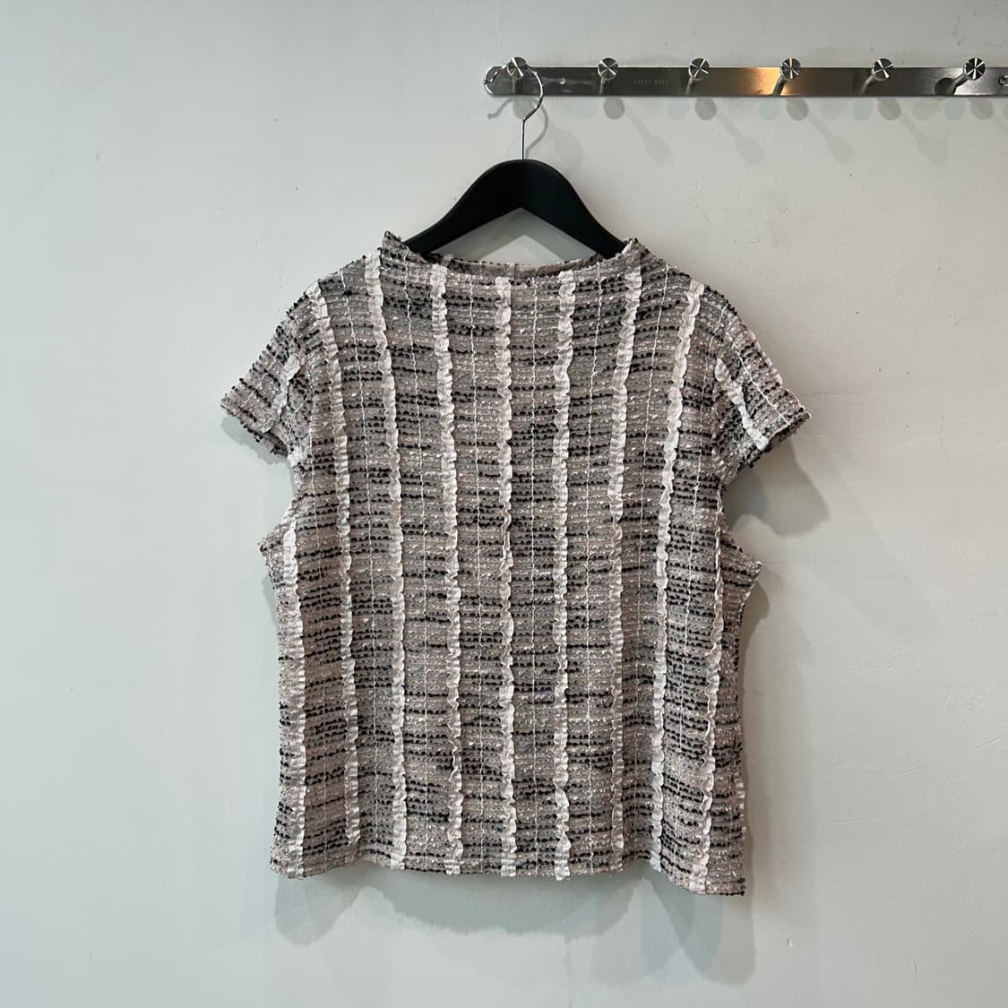 트위드 스팽글 디테일 탑 상품이미지4