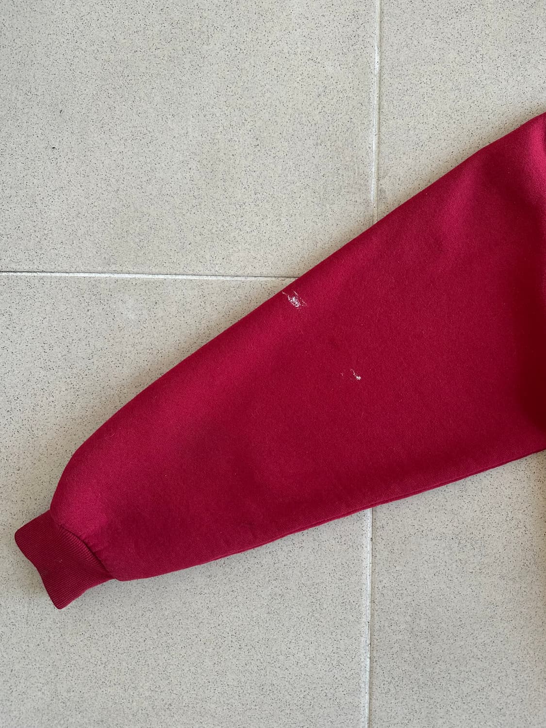 90s 빈티지 러셀 후드집업 레드 L USA 상품이미지4