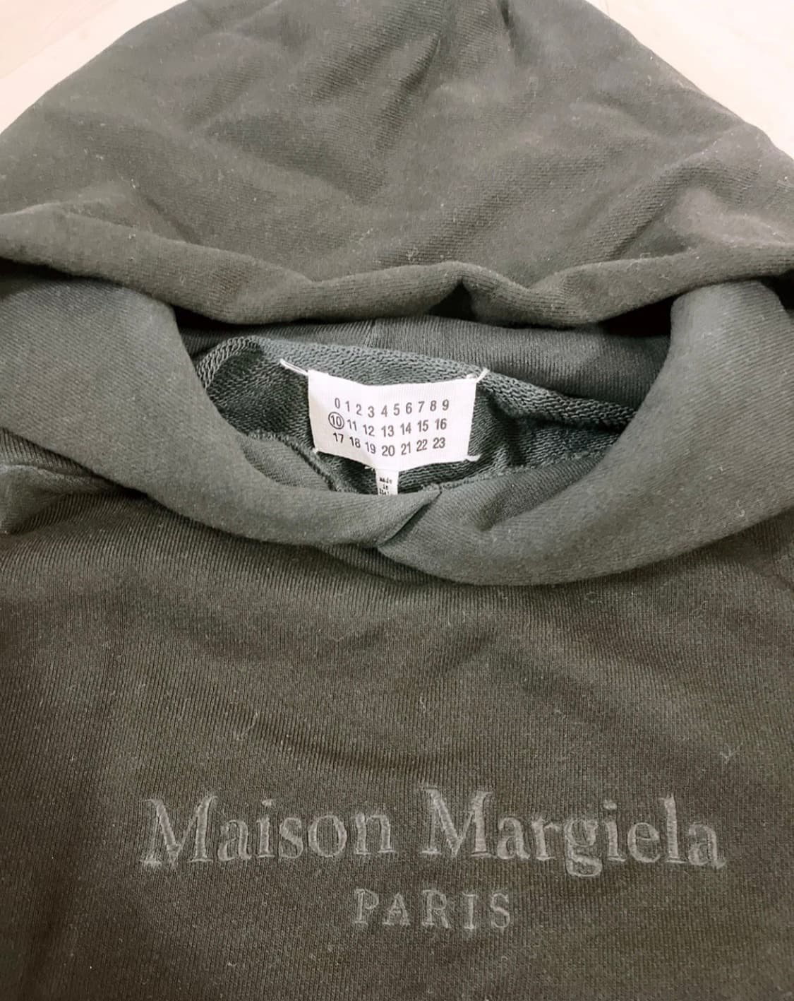 메종마르지엘라 후드스웻 52사이즈 상품이미지2