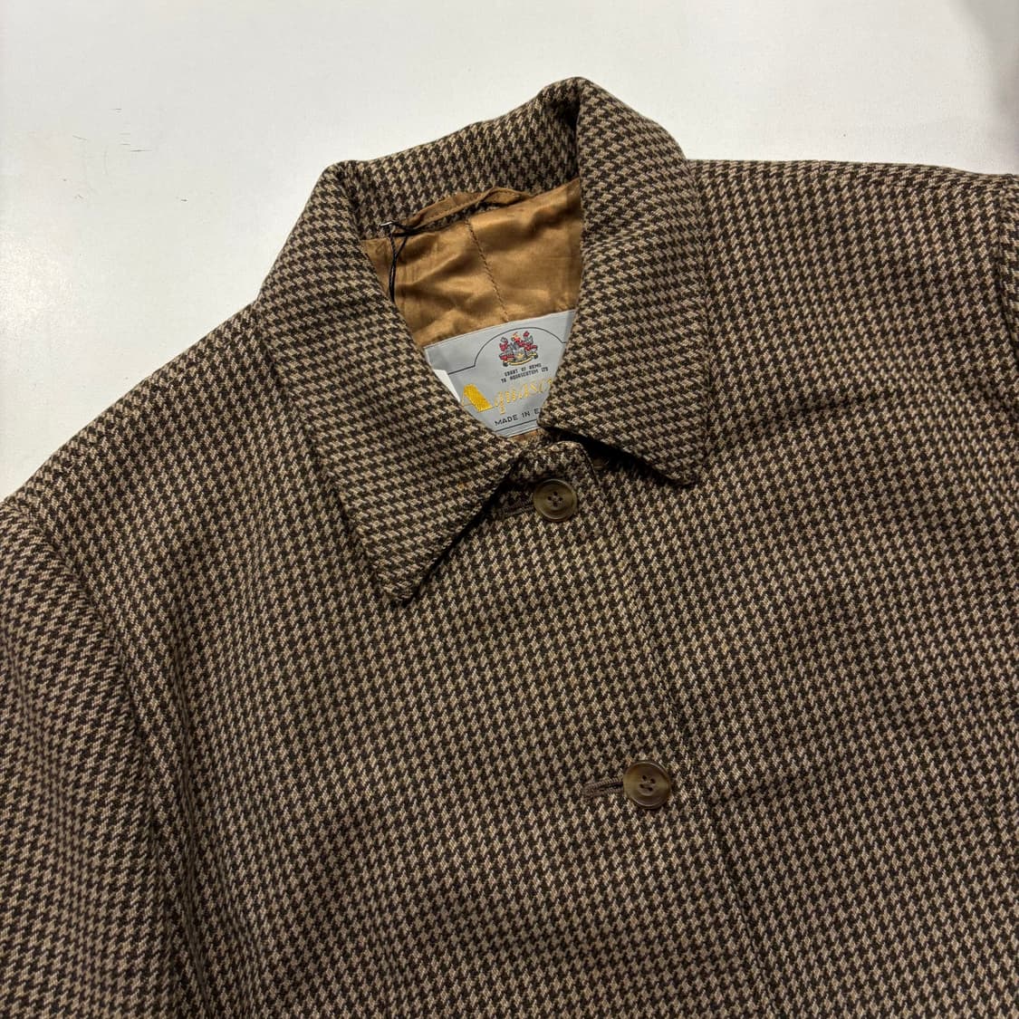 [L] 아쿠아스큐텀 하운드투스 체크 여성 자켓 B313 상품이미지3