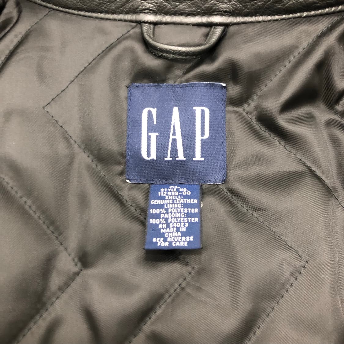 갭 gap 가죽 레더 라이더 자켓 XL 상품이미지3