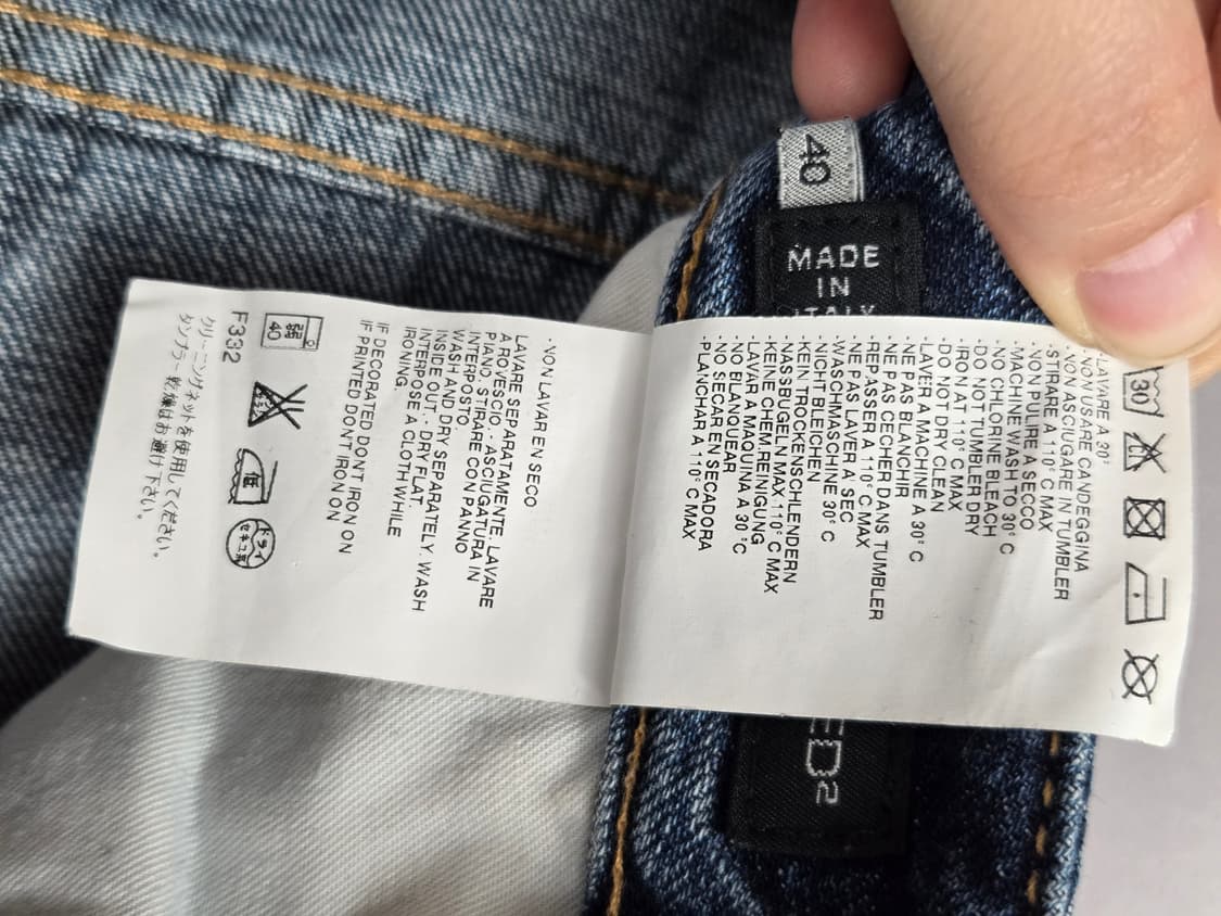 [무료배송]디스퀘어드2 여성 40 데님 팬츠 청바지 정품 상품이미지10