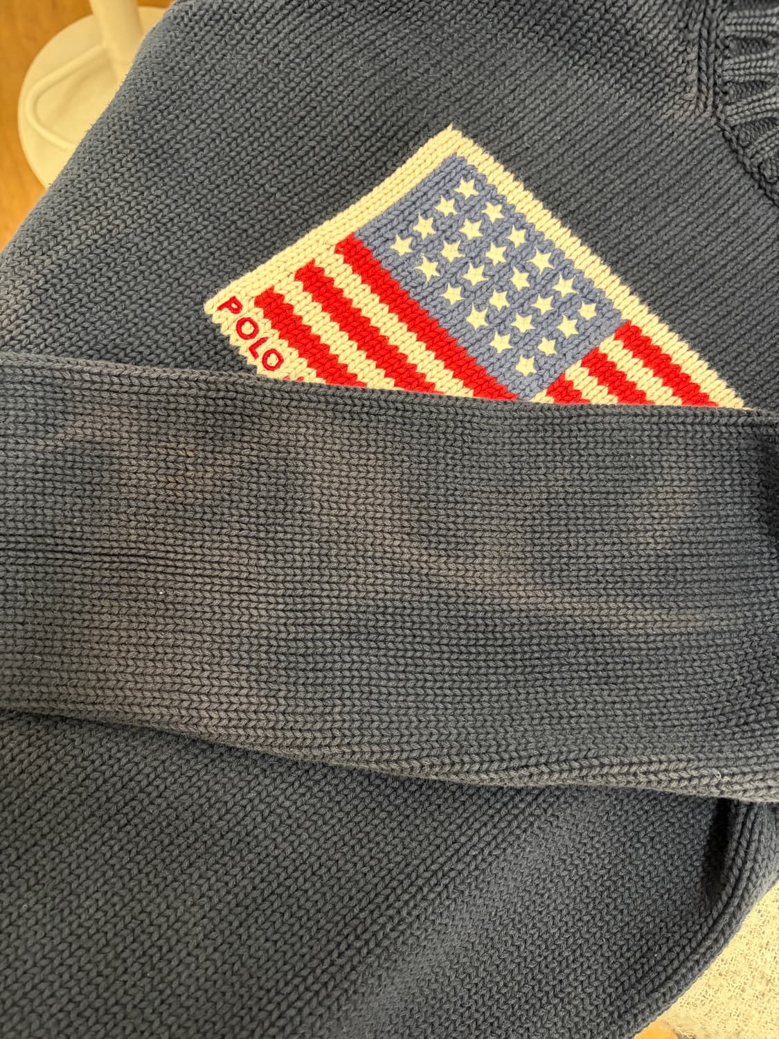 N137. 폴로진스 성조기 니트 상품이미지3
