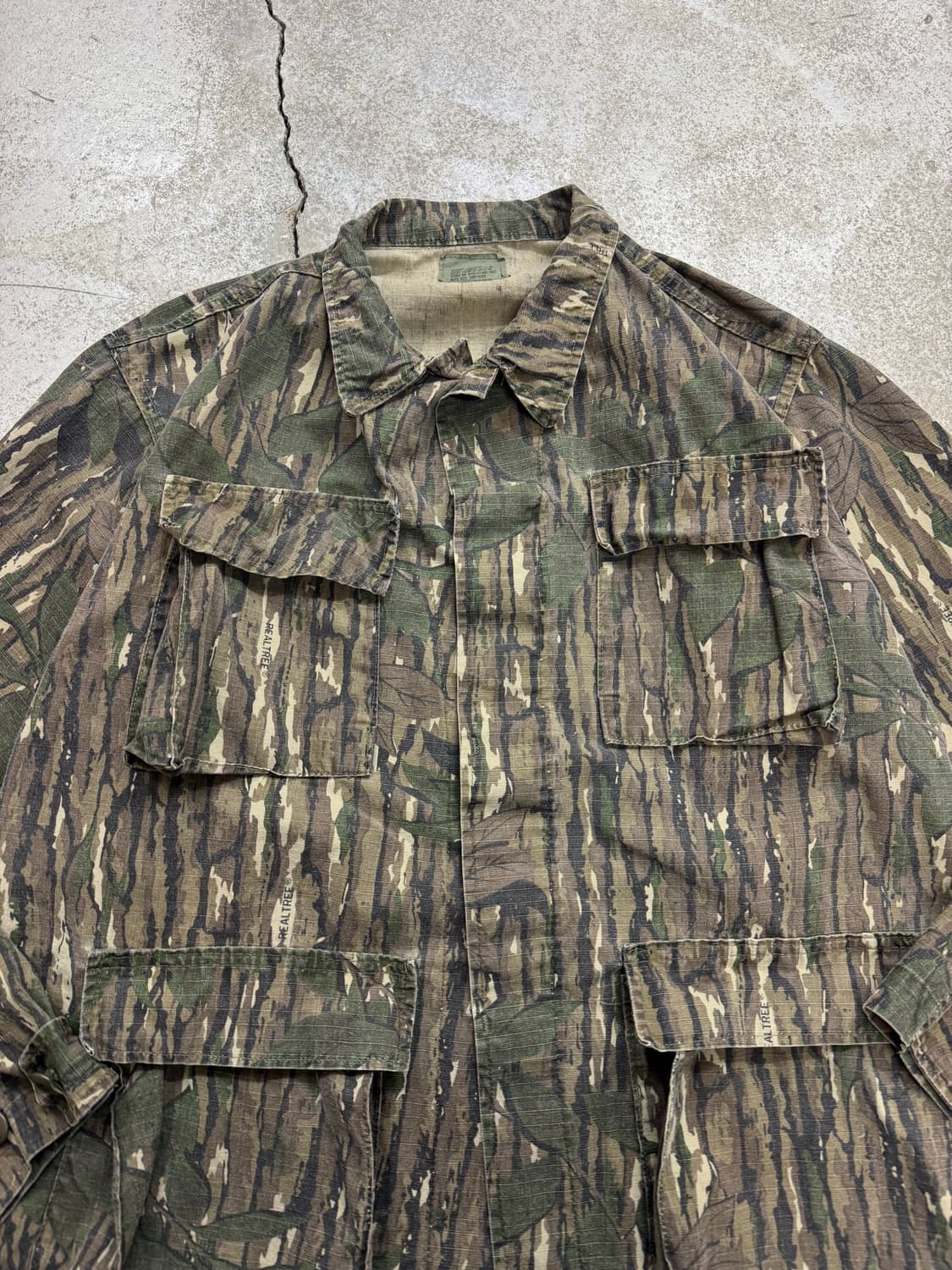 80s 리얼트리 립스탑 BDU  필드자켓 상품이미지2