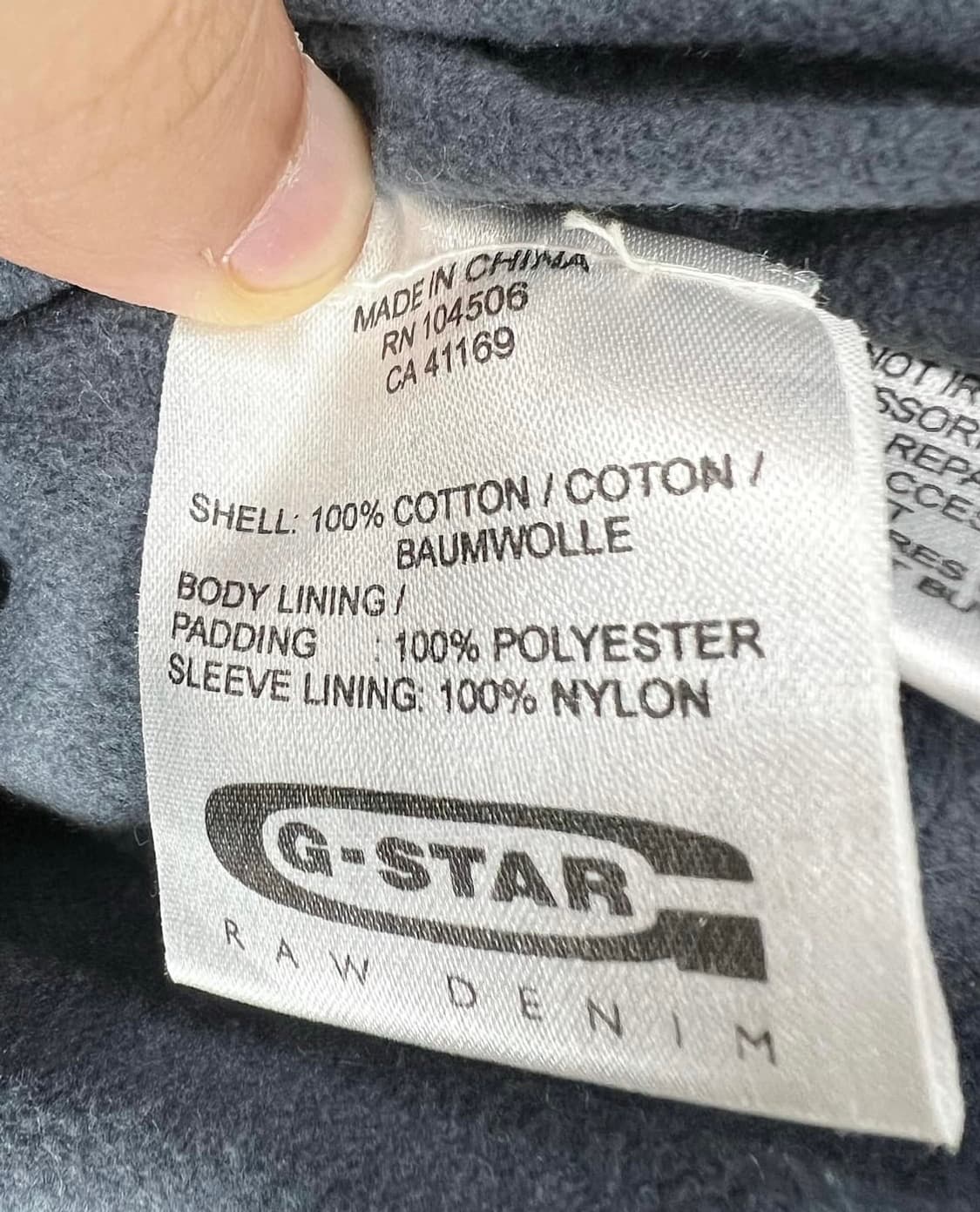 지스타 Gstar그레이 누빔 자켓 슬림핏 자켓 상품이미지6