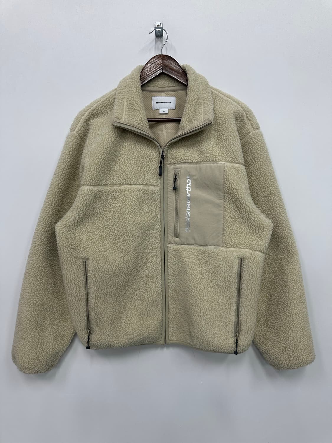 디스이즈네버댓 쉐르파 베이지 플리스  상품이미지1