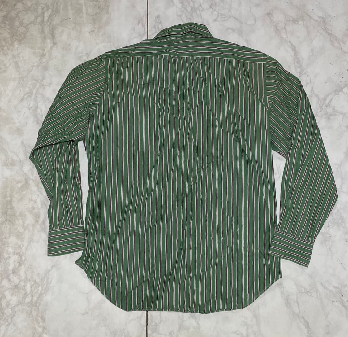 폴로 스트라이프 그린셔츠 105~110 상품이미지4