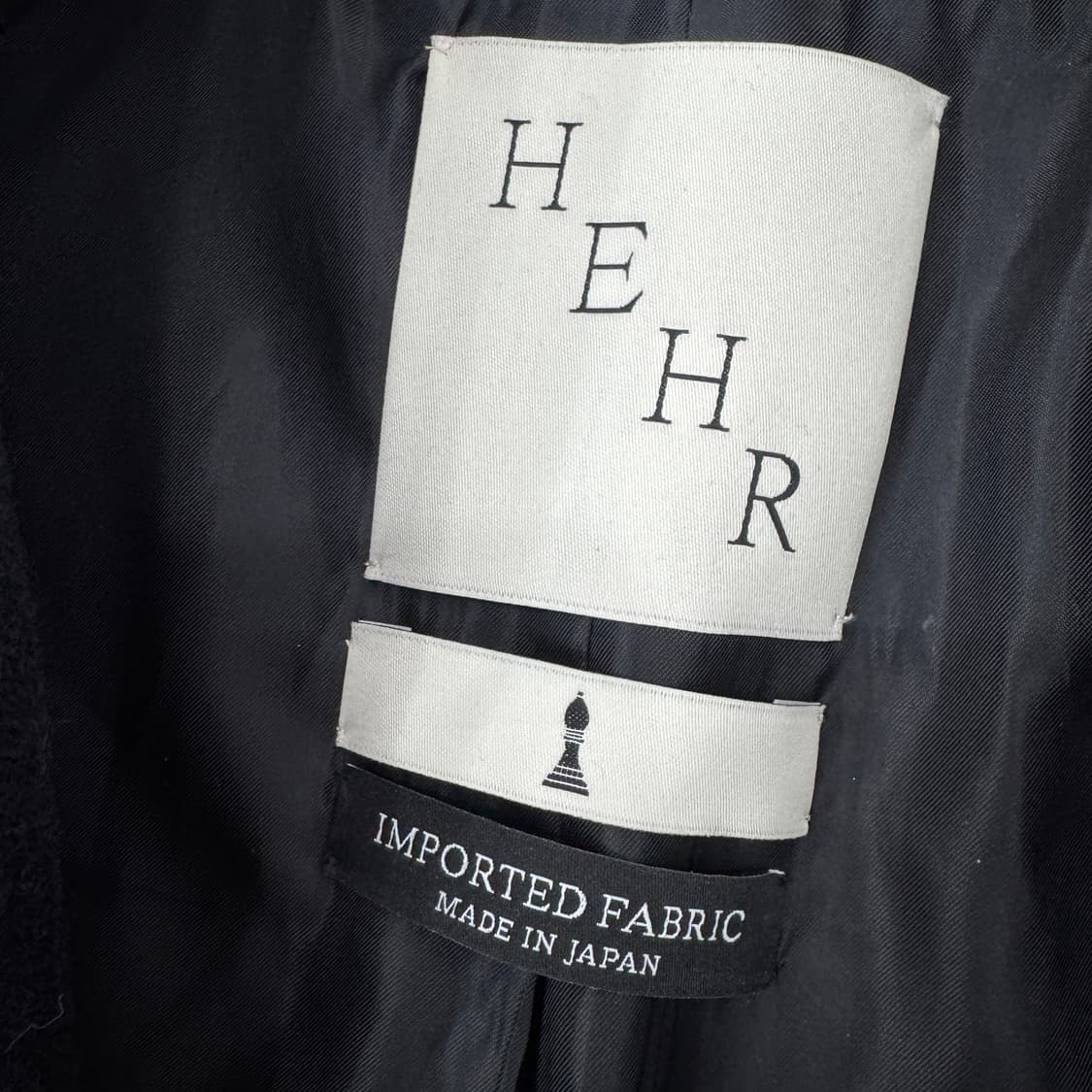 FREE 여성용 HEHR 재팬 패브릭 네이비 코트  상품이미지5