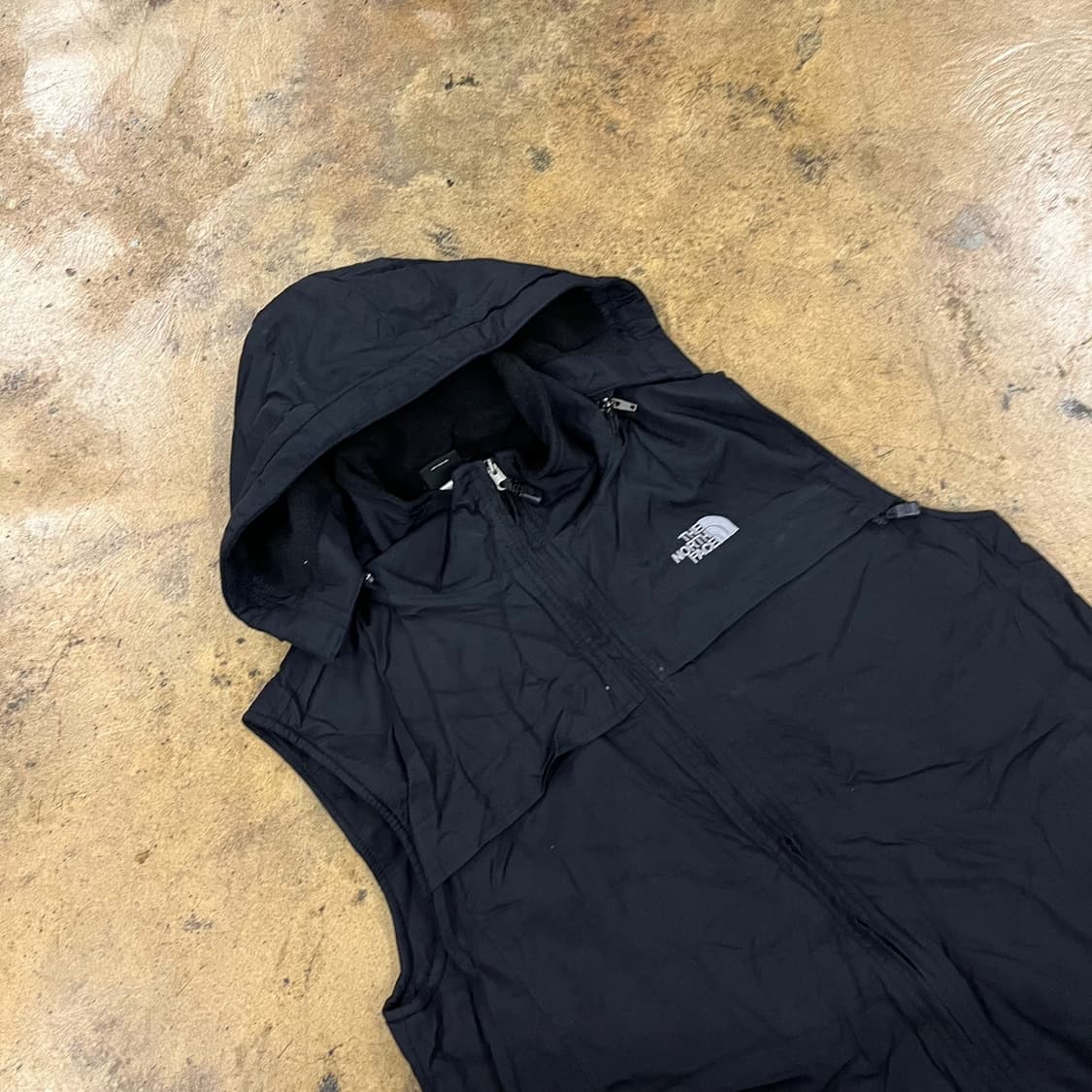 [정품/L] 노스페이스 블랙 후드 조끼 베스트 b15 상품이미지1