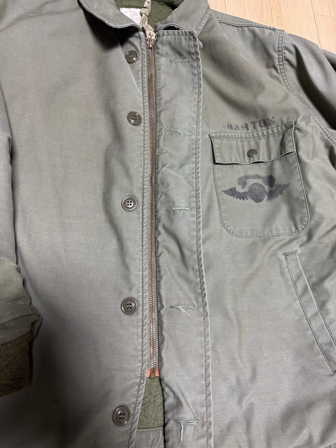 미해군 a2 덱자켓 xxl  상품이미지6