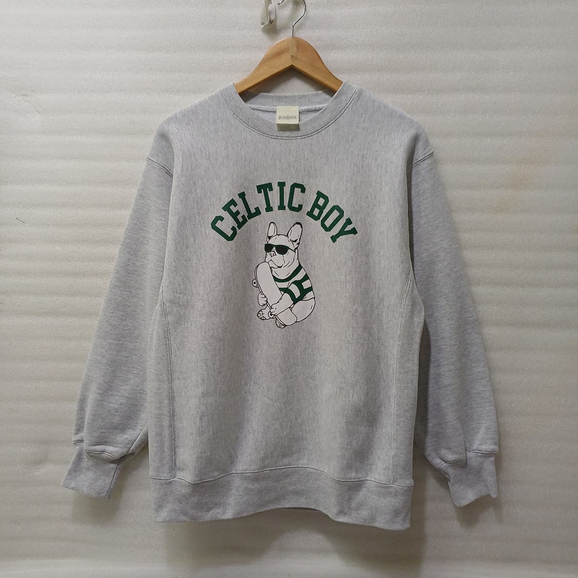 fLAnsisCA 프린트 맨투맨 남성 L 약 기모 라운드 면 티 사랑봉봉 상품이미지2