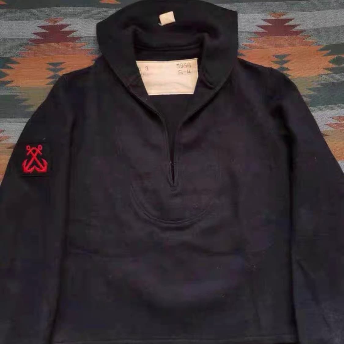 Vintage] 70s-80s 프랑스 해군 오리지널 울 세일러 자켓 상품이미지1