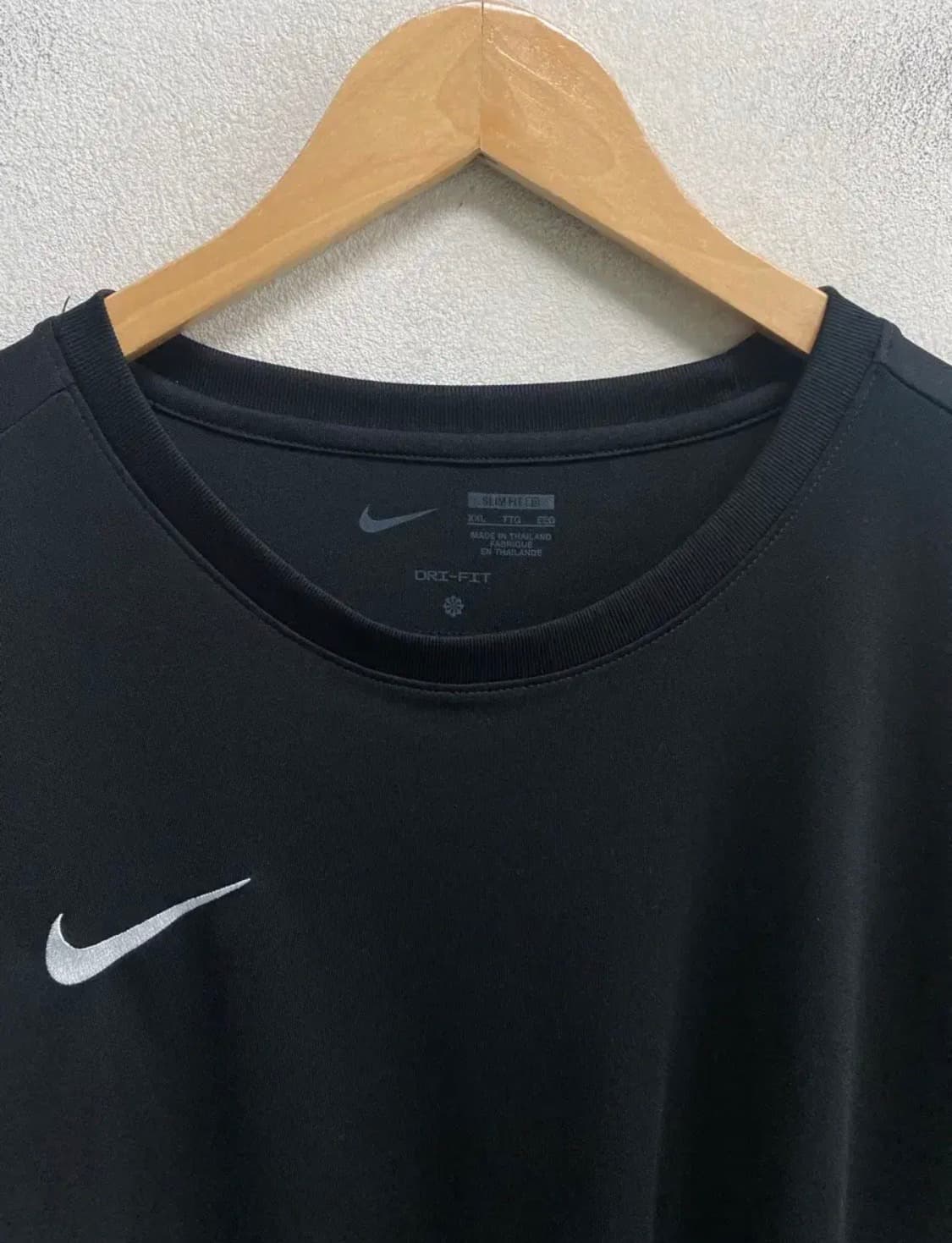 나이키 스우시 기능성 블랙 티셔츠 2XL 상품이미지5