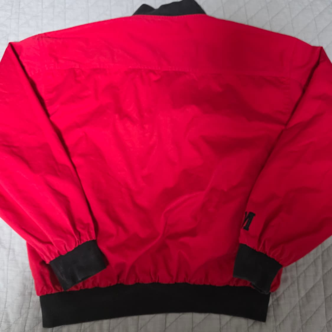 [XL] 90s 빈티지 말보로 리버시블 봄버 자켓 블랙/레드 투톤 상품이미지9