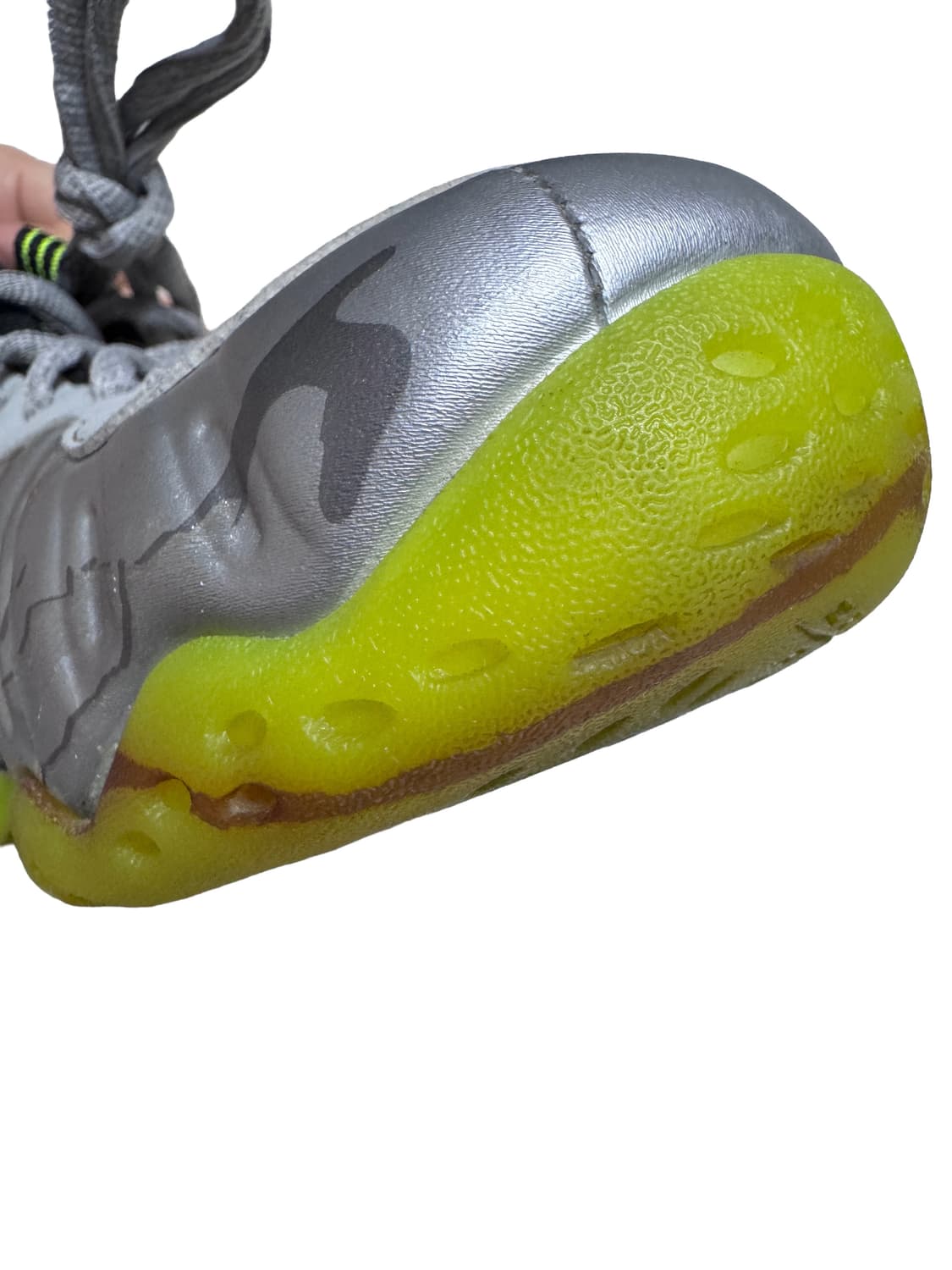 나이키 에어 폼포짓 원실버 볼트 카모 260 US8 상품이미지8