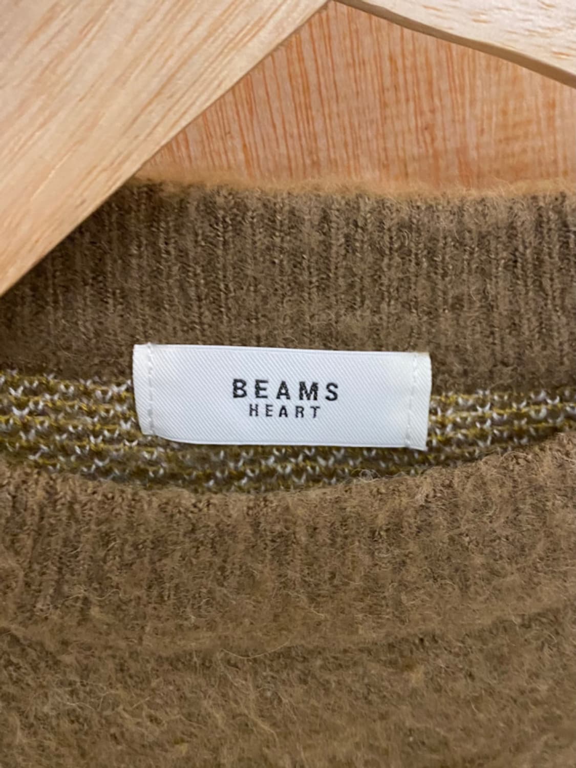 BEAMS argyle knit 빔즈 아가일 니트 상품이미지6