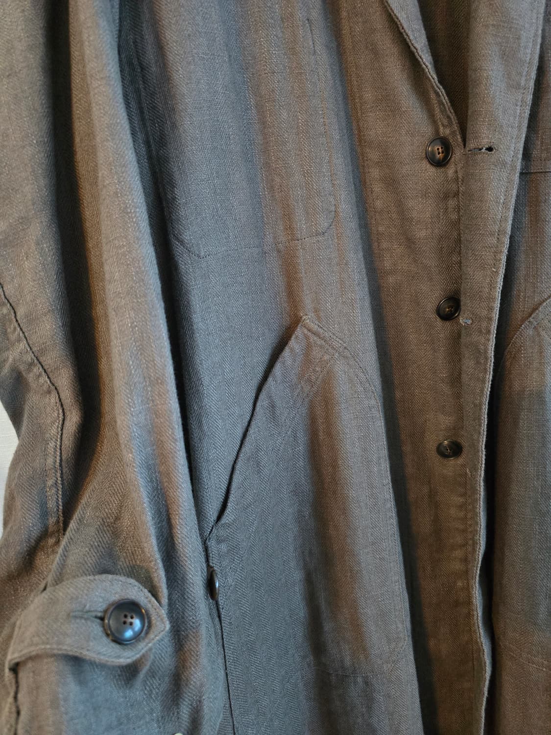 워드로브41 린렌 롱코트 L사이즈 입니다 상품이미지2