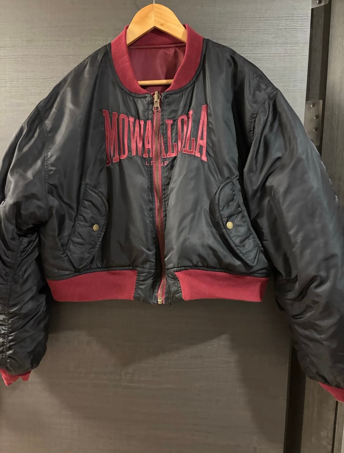 Mowalola 타이슨 봄버 자켓 리버서블 상품이미지1