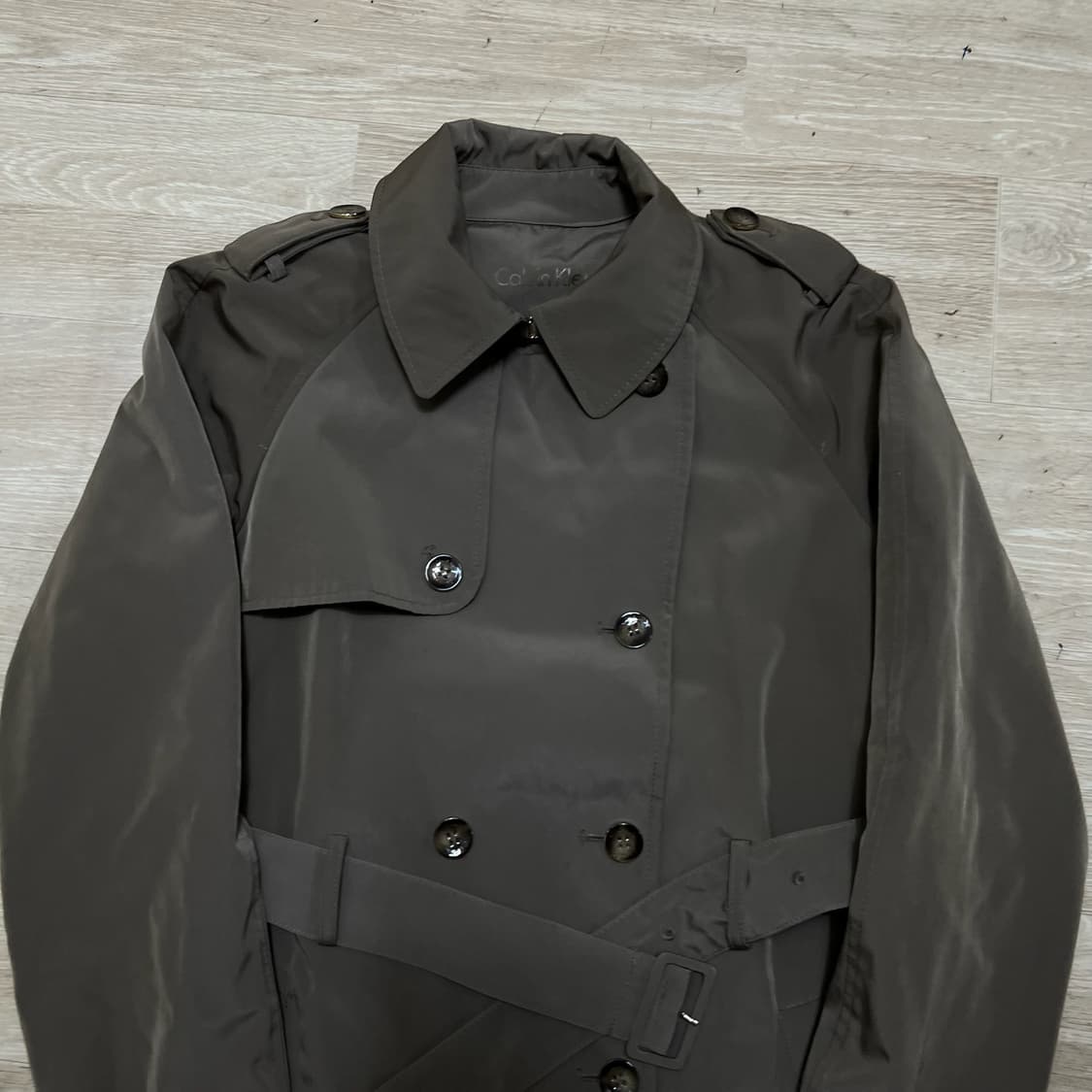 캘빈클라인 더블 트렌치 코트 상품이미지2