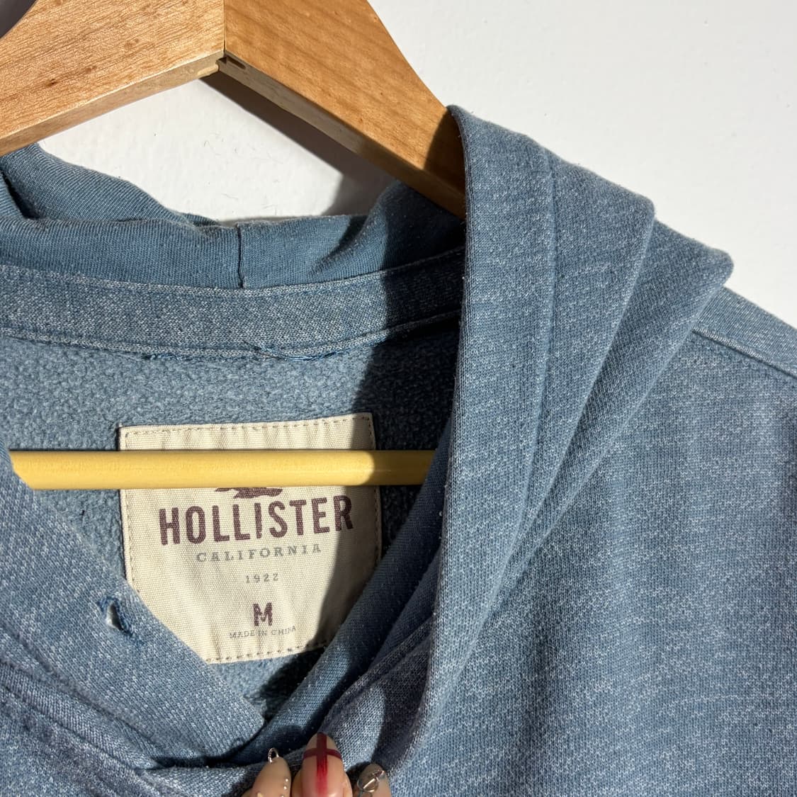 홀리스터 빈티지 블루 후드티 (무료배송) 상품이미지2