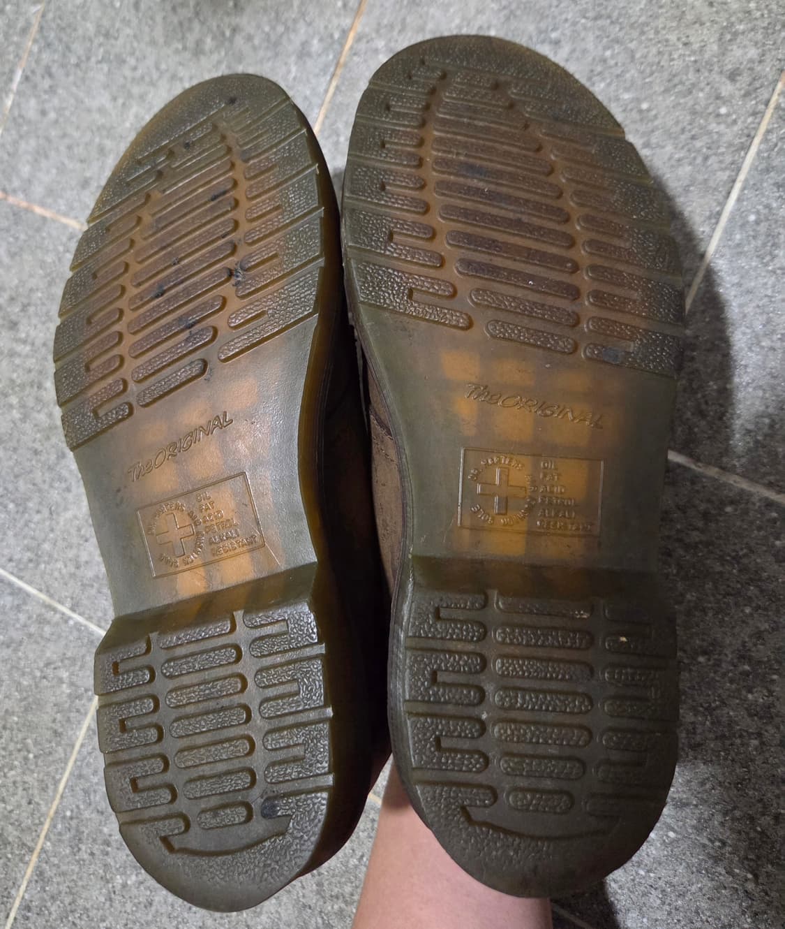 UK5 240 닥터마틴 1461 3홀 빈티지 브라운 / 크레이지 홀스호스 상품이미지4