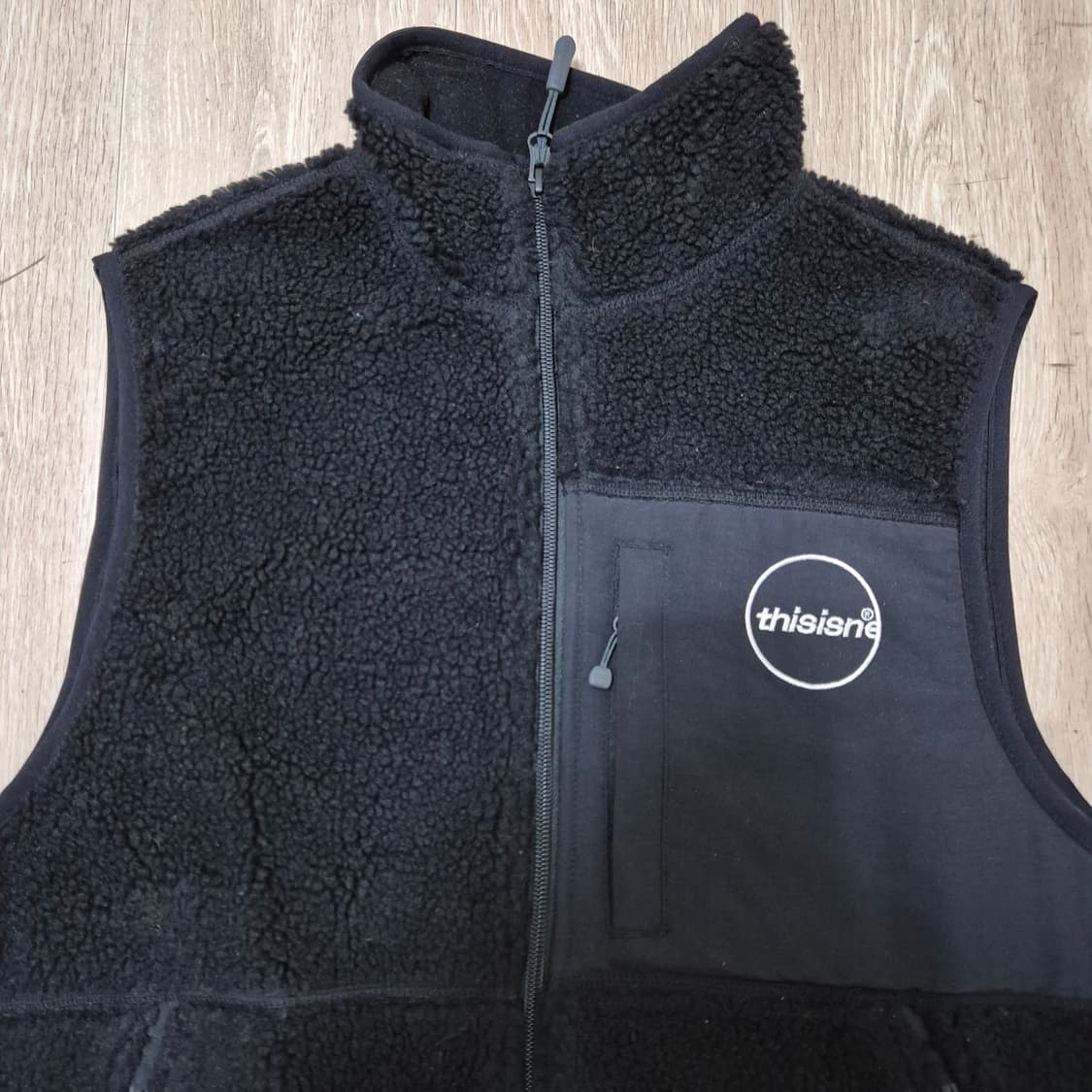 디스이즈네버댓 써클로고 플리스 후리스 조끼 S(90) 상품이미지2