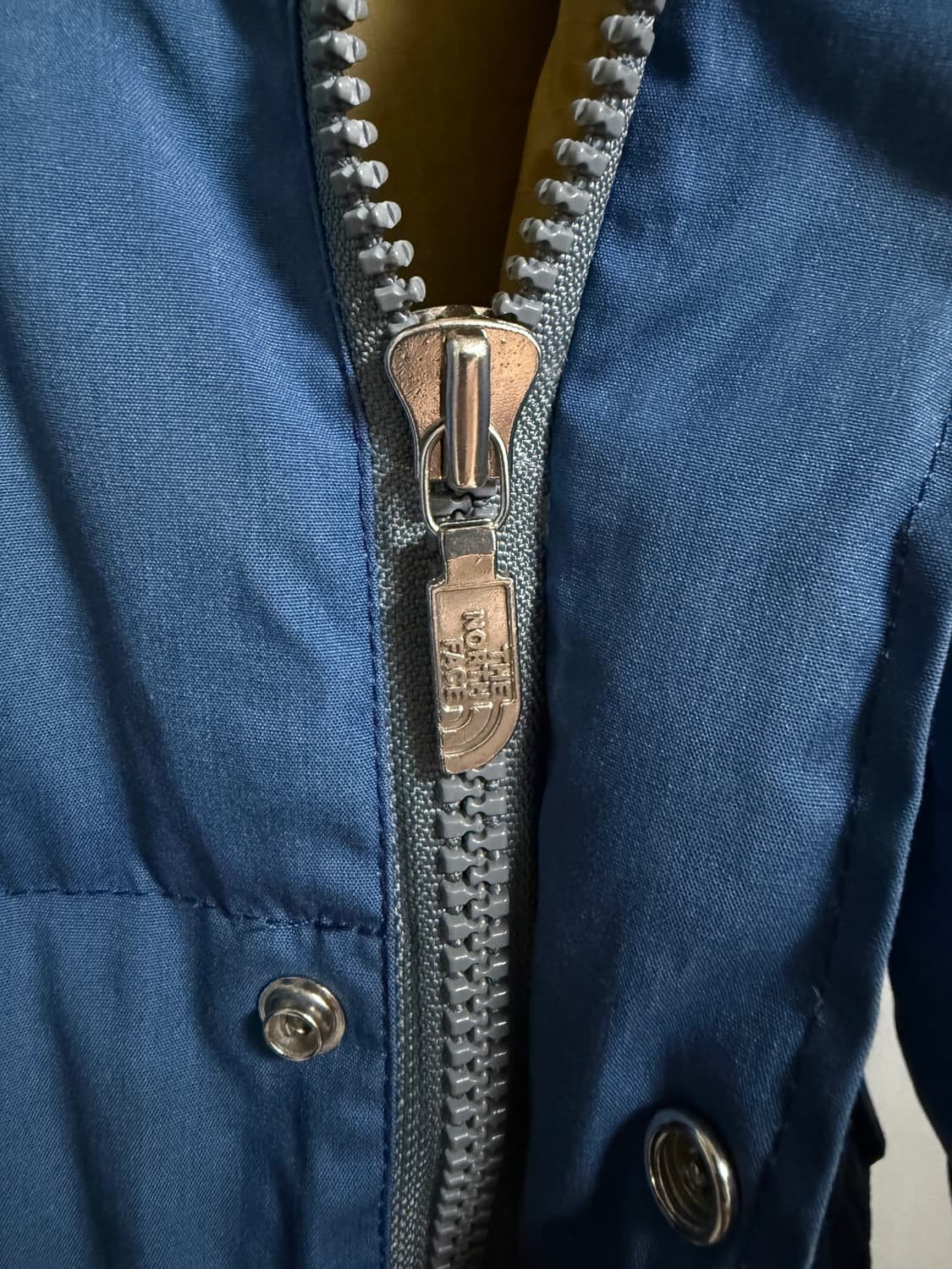 80s 노스페이스 브라운라벨 시에라파카 패딩 블루 상품이미지4