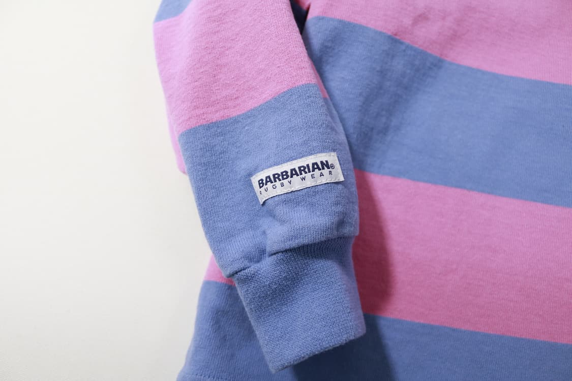[XL] 바바리안 12oz 스트라이프 럭비셔츠 상품이미지2