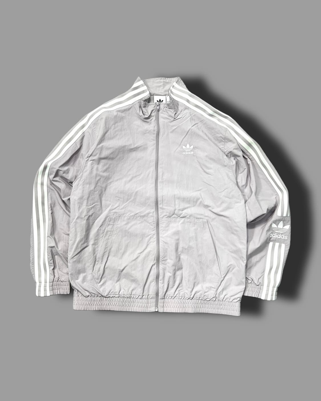 아디다스 라벤더 우븐 트랙탑 바람막이 M 상품이미지4