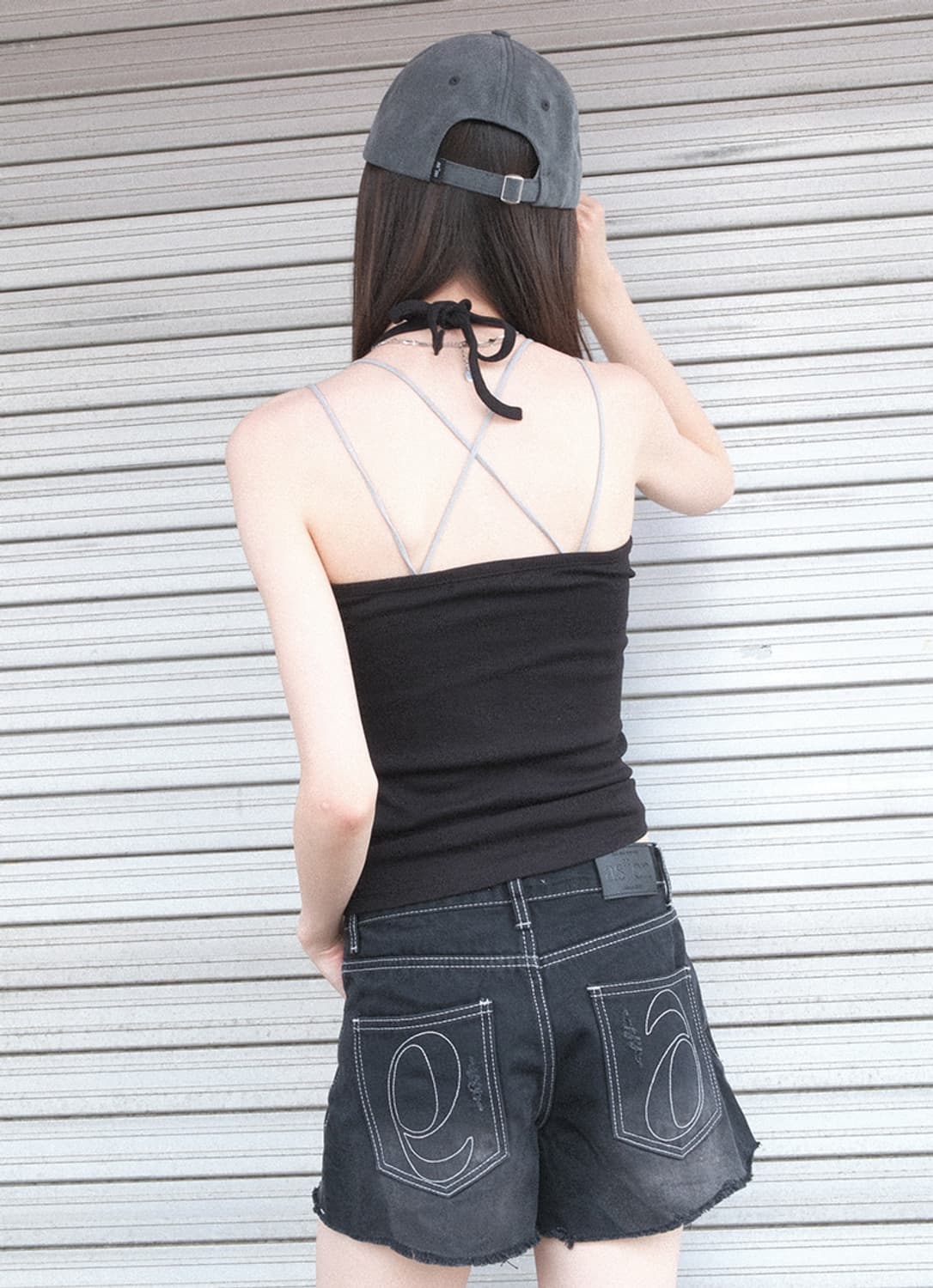 [M] 애즈온 DALIT SHORT PANTS BLACK 상품이미지3