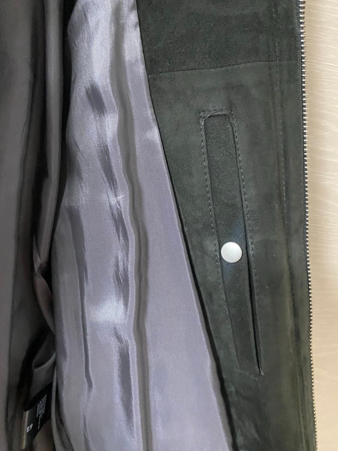 [3] 폴리테루 스웨이드 자켓 딥 차콜 상품이미지9