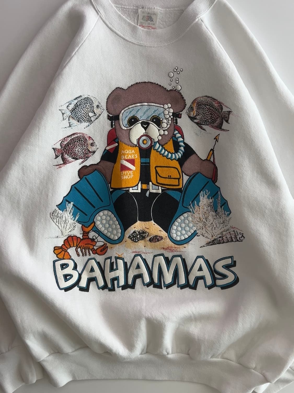 90s USA 프루트오브더룸 맨투맨 XL 상품이미지4