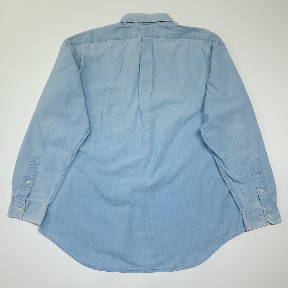 CK006 L 폴로 90s 빅셔츠 멀티포니 샴브레이 데님 셔츠 남방 상품이미지6