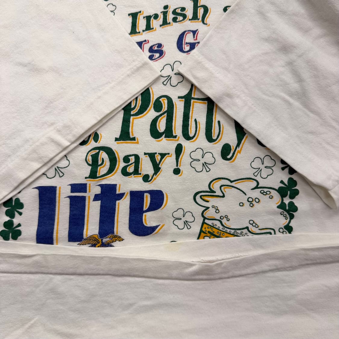 90s Vintage Miller Lite Beer Tshirt 상품이미지5