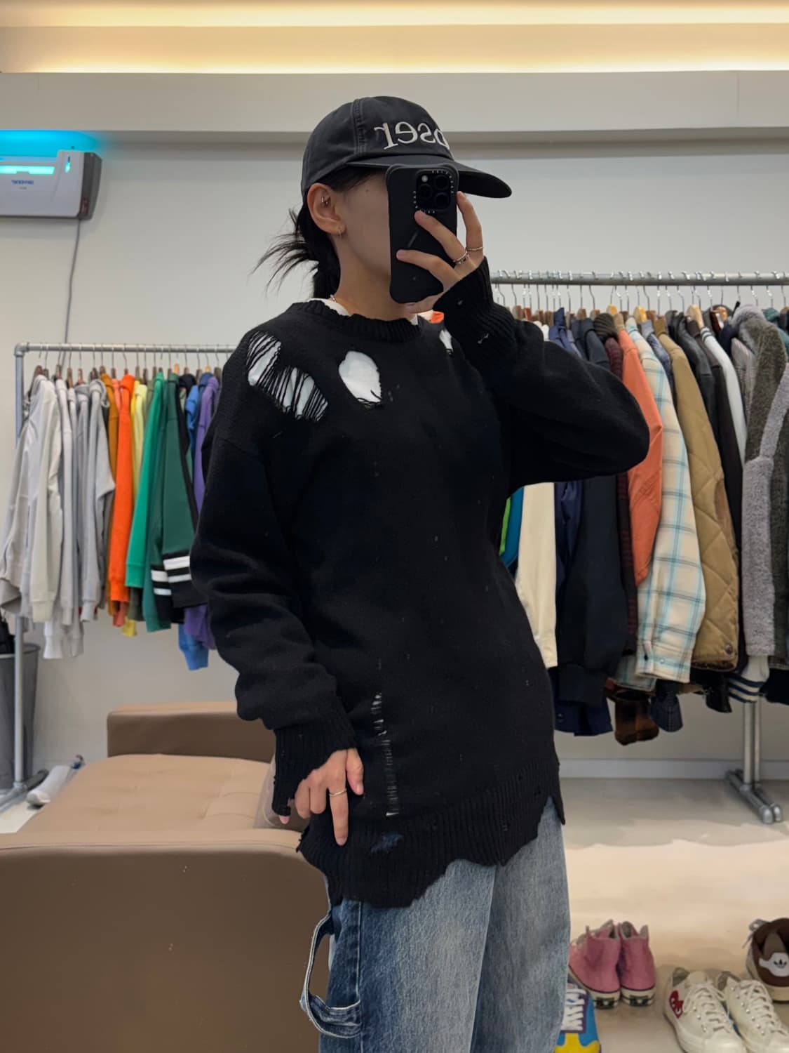 디젤 디스트로이드 니트 상품이미지5