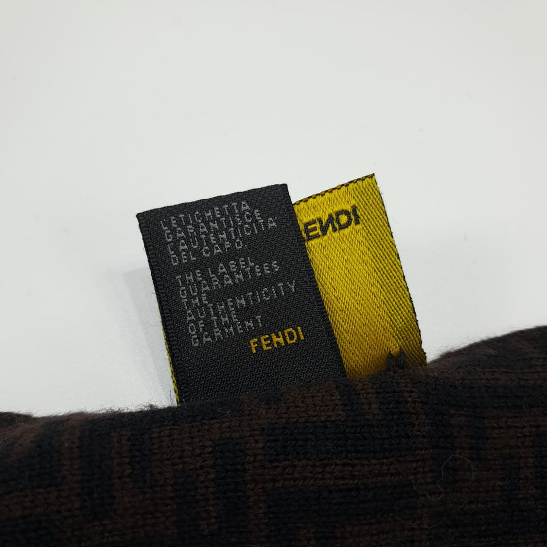 MX310 펜디 FF 패턴 브라운 울 목도리 머플러 상품이미지8