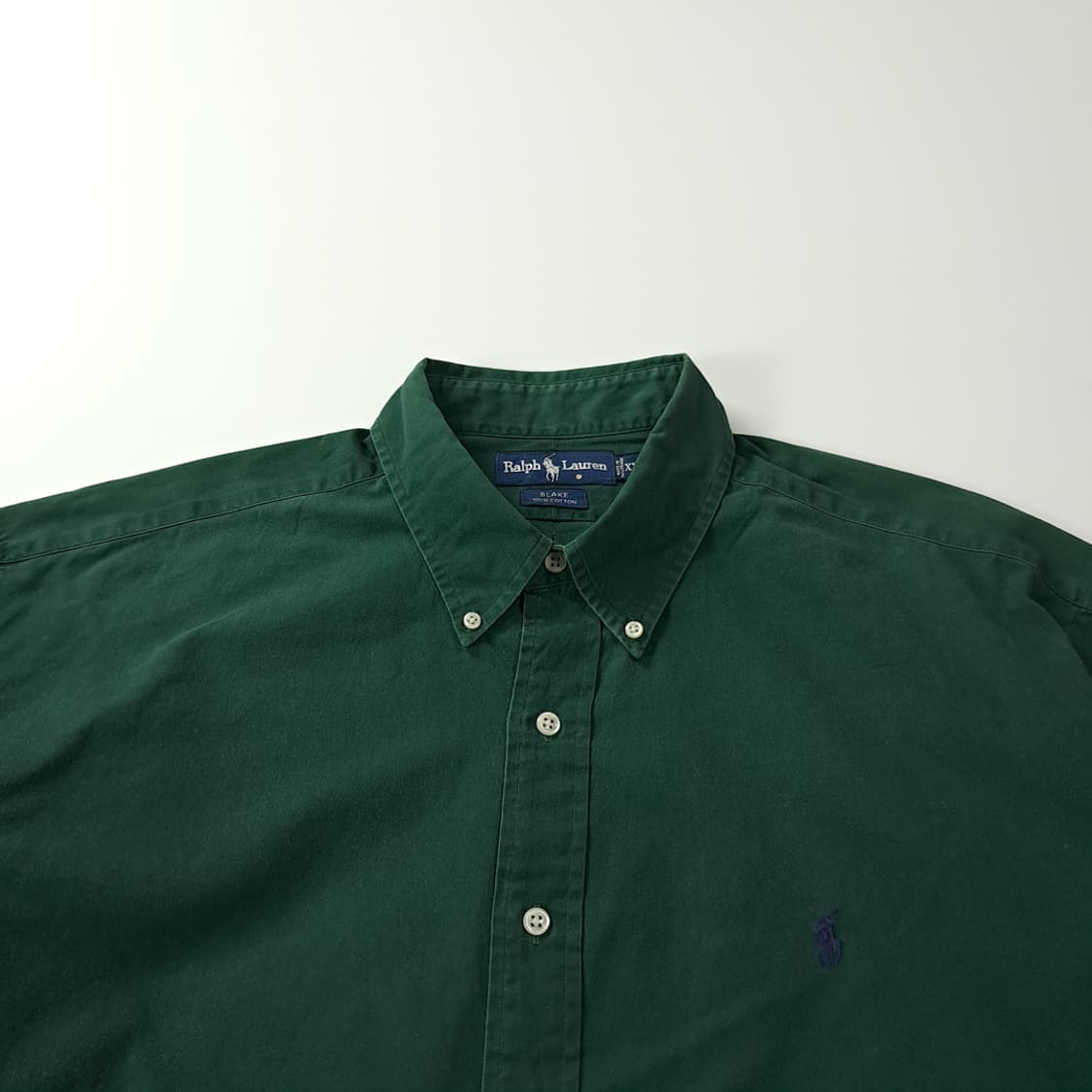 CK812 2XL 폴로 90s 포레스트그린 셔츠 남방 상품이미지2