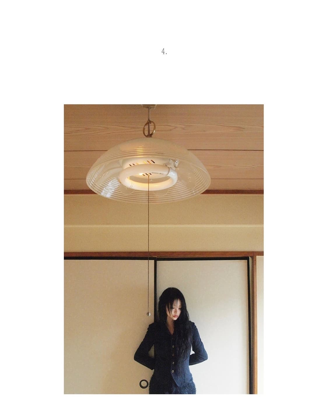 haversack 하버색 초기 코튼 네이비마린 가디건 상품이미지2