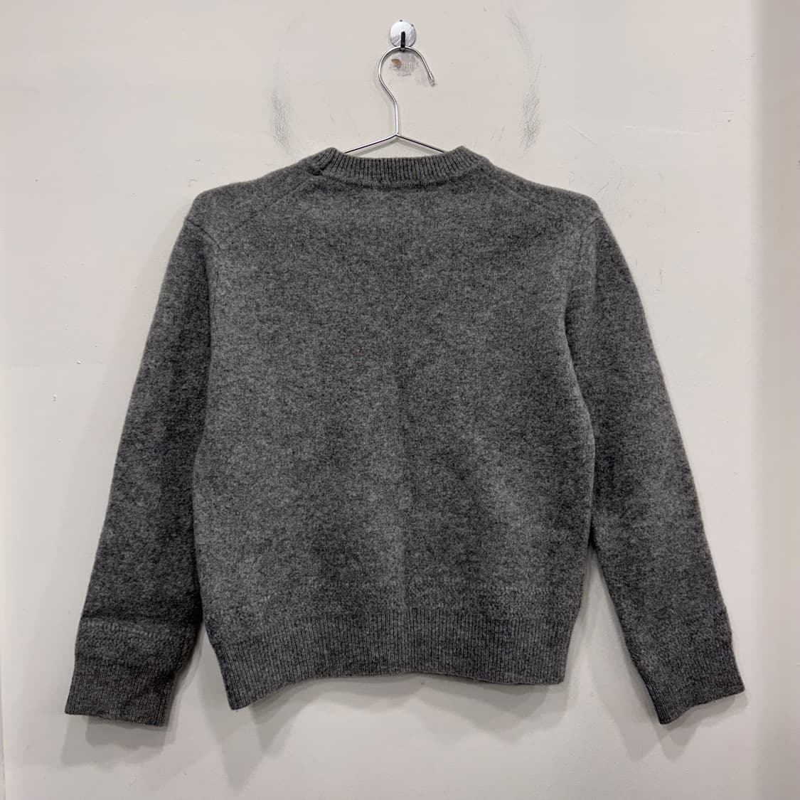 메종키츠네 베이비폭스 자수 크롭니트 상품이미지5