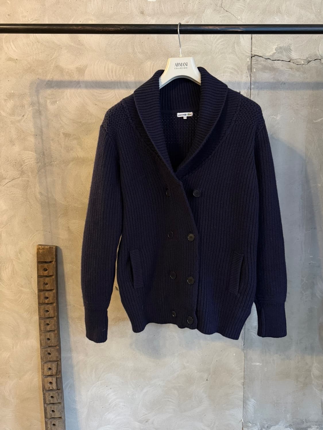 라코스테 숄칼라 니트 100 상품이미지1