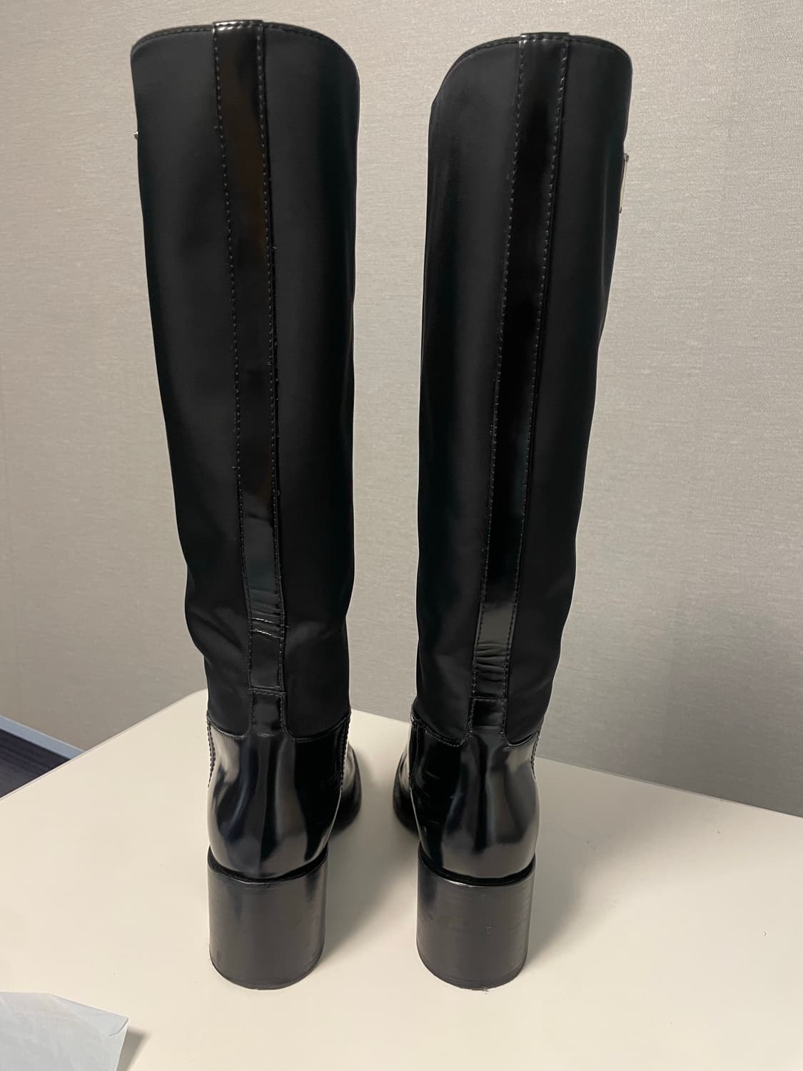 프라다 레더 나일론 부츠 (38사이즈) 상품이미지4