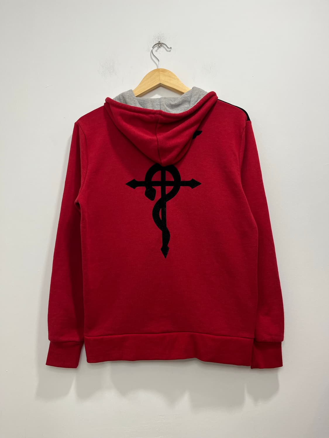 일본빈티지 락펑크 마법진 악마 패치 후드집업 상품이미지5