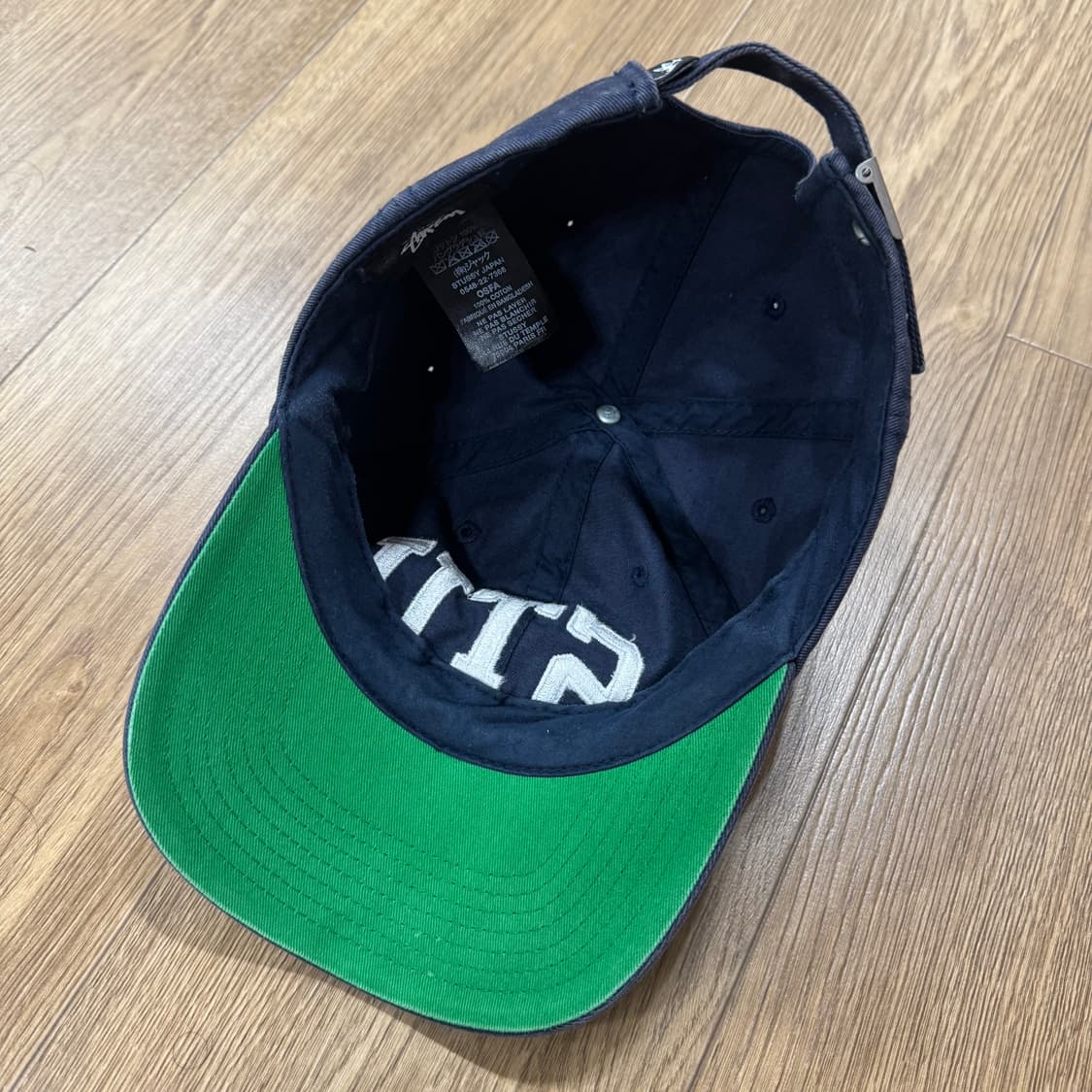 스투시 스투 아치 스트립백 캡 네이비 상품이미지5