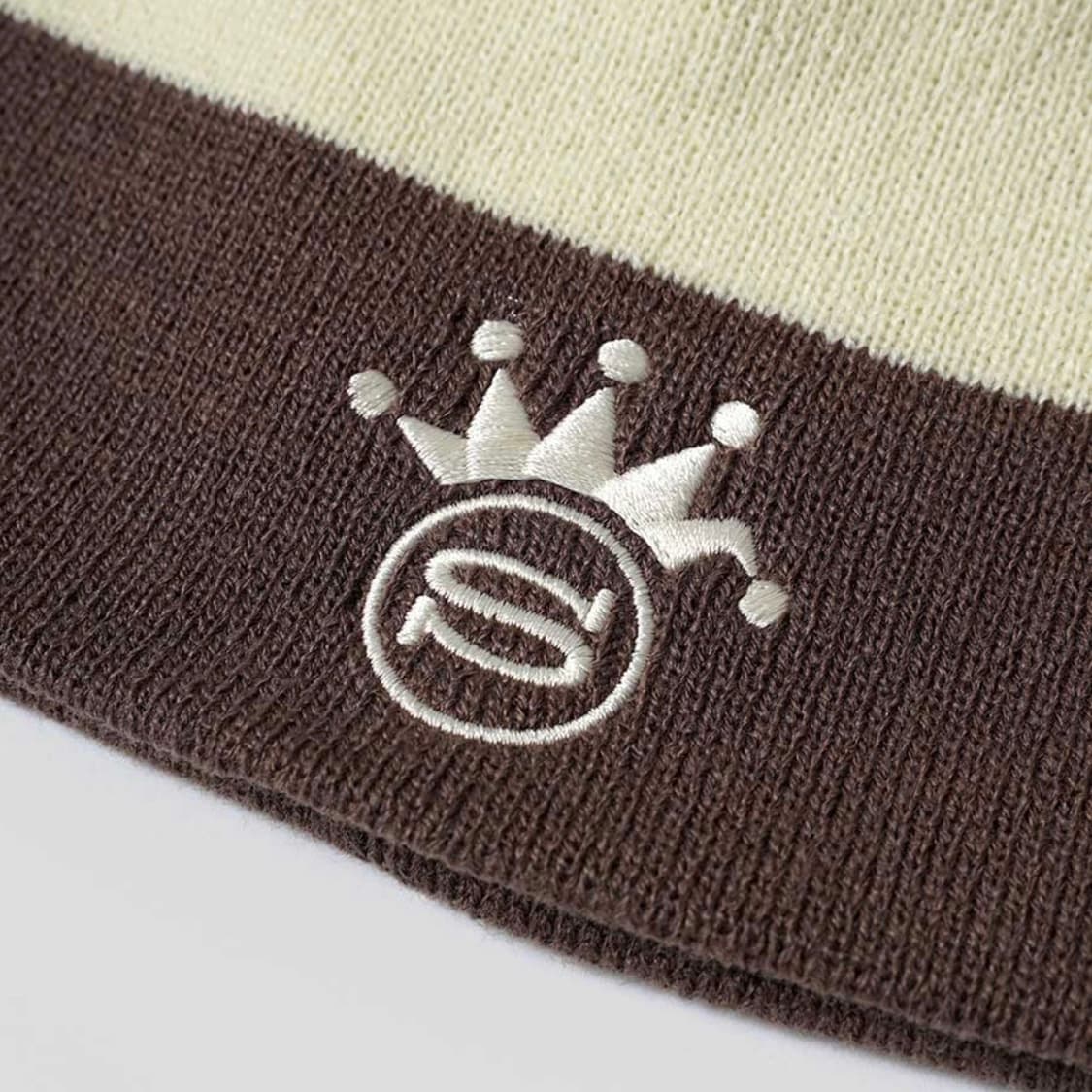 Stussy S Crown Jacquard Beanie Brown 상품이미지2